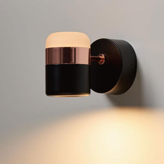 Lustra Applique Murale Verre Noir Ajustable