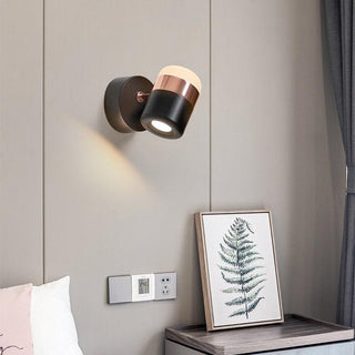 Lustra Applique Murale Verre Noir Ajustable