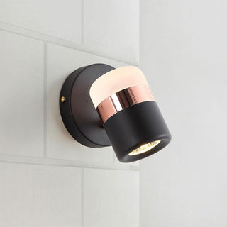 Lustra Applique Murale Verre Noir Ajustable