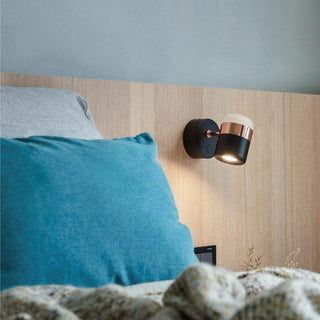 Lustra Applique Murale Verre Noir Ajustable