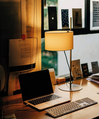 Landon Minimalist Table Lamp-Neutral Decor