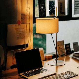 Landon Minimalist Table Lamp-Neutral Decor