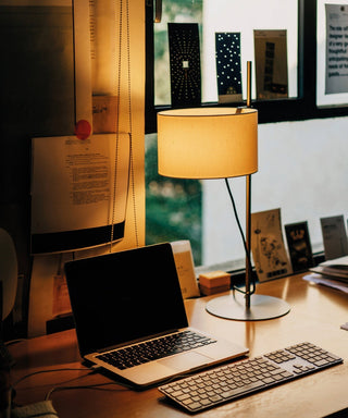 Landon Minimalist Table Lamp-Neutral Decor