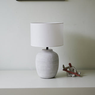 Edward Lampe de Table Minimaliste en Céramique