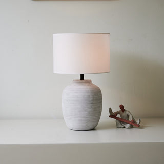 Edward Lampe de Table Minimaliste en Céramique