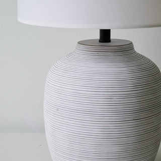 Edward Lampe de Table Minimaliste en Céramique