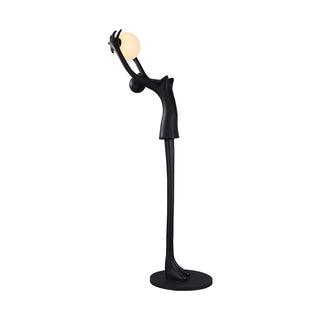 Lynorel Figurative Lampadaire Noir