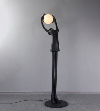 Lynorel Figurative Lampadaire Noir
