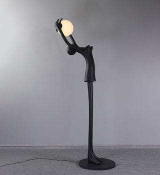 Lynorel Figurative Lampadaire Noir