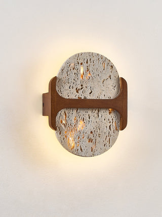 Liora Travertine Wall Light-Neutral Decor