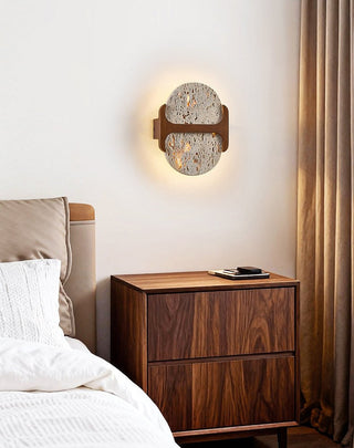 Liora Travertine Wall Light-Neutral Decor