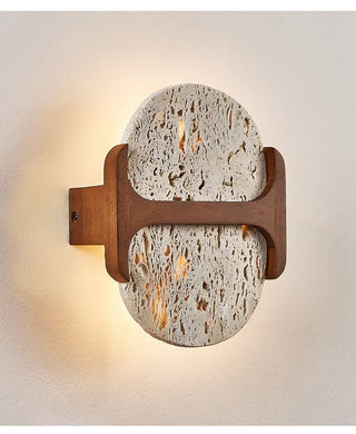 Liora Travertine Wall Light-Neutral Decor