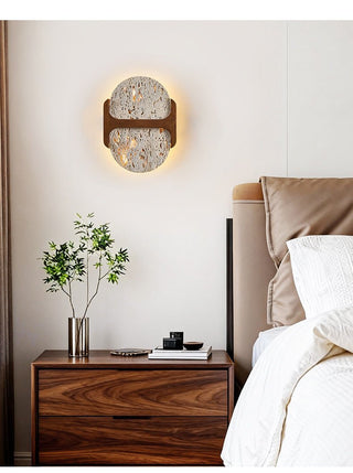 Liora Travertine Wall Light-Neutral Decor