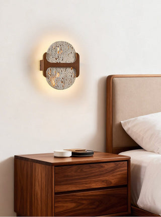 Liora Travertine Wall Light-Neutral Decor