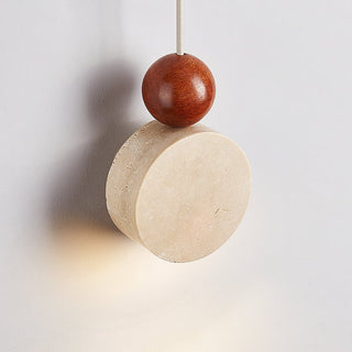 Suspension Pendulum Jaune Travertin