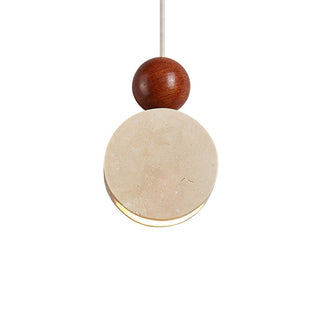 Suspension Pendulum Jaune Travertin
