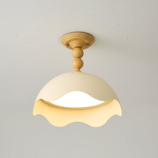 Liora Scallop Ceiling Light-Neutral Decor