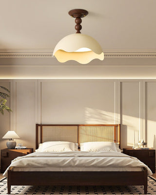 Liora Scallop Ceiling Light-Neutral Decor