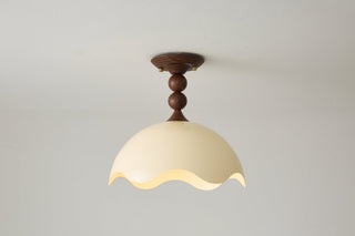 Liora Scallop Ceiling Light-Neutral Decor