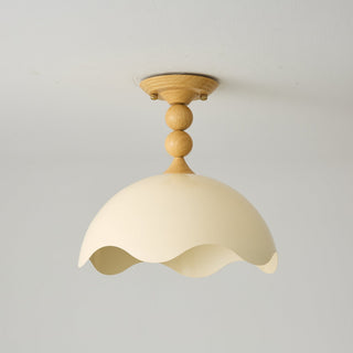 Liora Scallop Ceiling Light-Neutral Decor