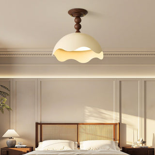 Liora Scallop Ceiling Light-Neutral Decor