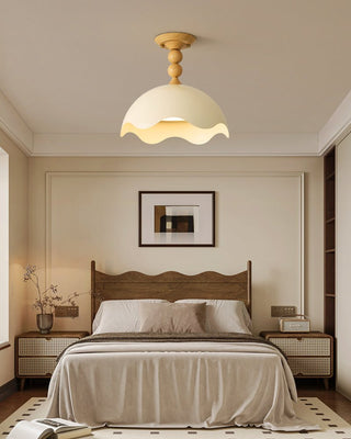 Liora Scallop Ceiling Light-Neutral Decor