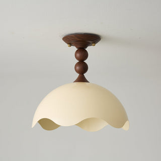 Liora Scallop Ceiling Light-Neutral Decor