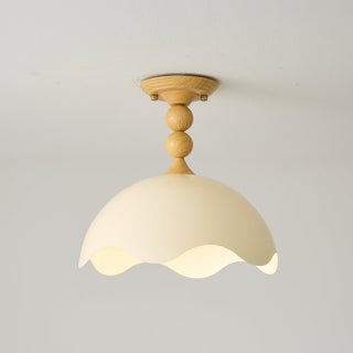 Liora Scallop Ceiling Light-Neutral Decor
