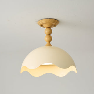 Liora Scallop Ceiling Light-Neutral Decor