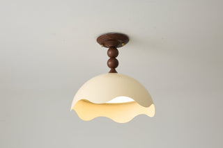 Liora Scallop Ceiling Light-Neutral Decor