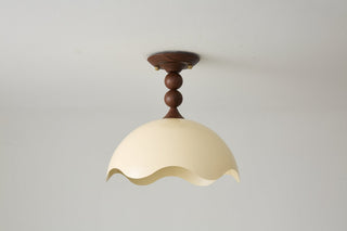 Liora Scallop Ceiling Light-Neutral Decor