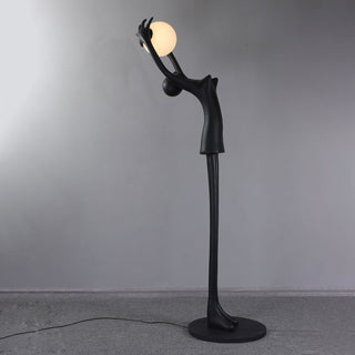 Lynorel Figurative Lampadaire Noir