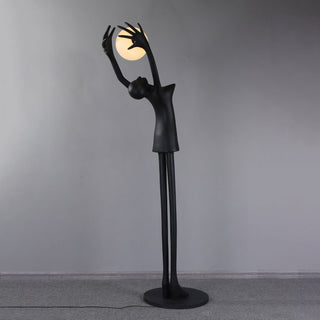 Lynorel Figurative Lampadaire Noir