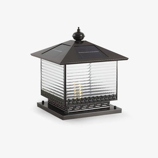 Syvenira Vintage Solaire Pagode Verre Extérieur Lumière