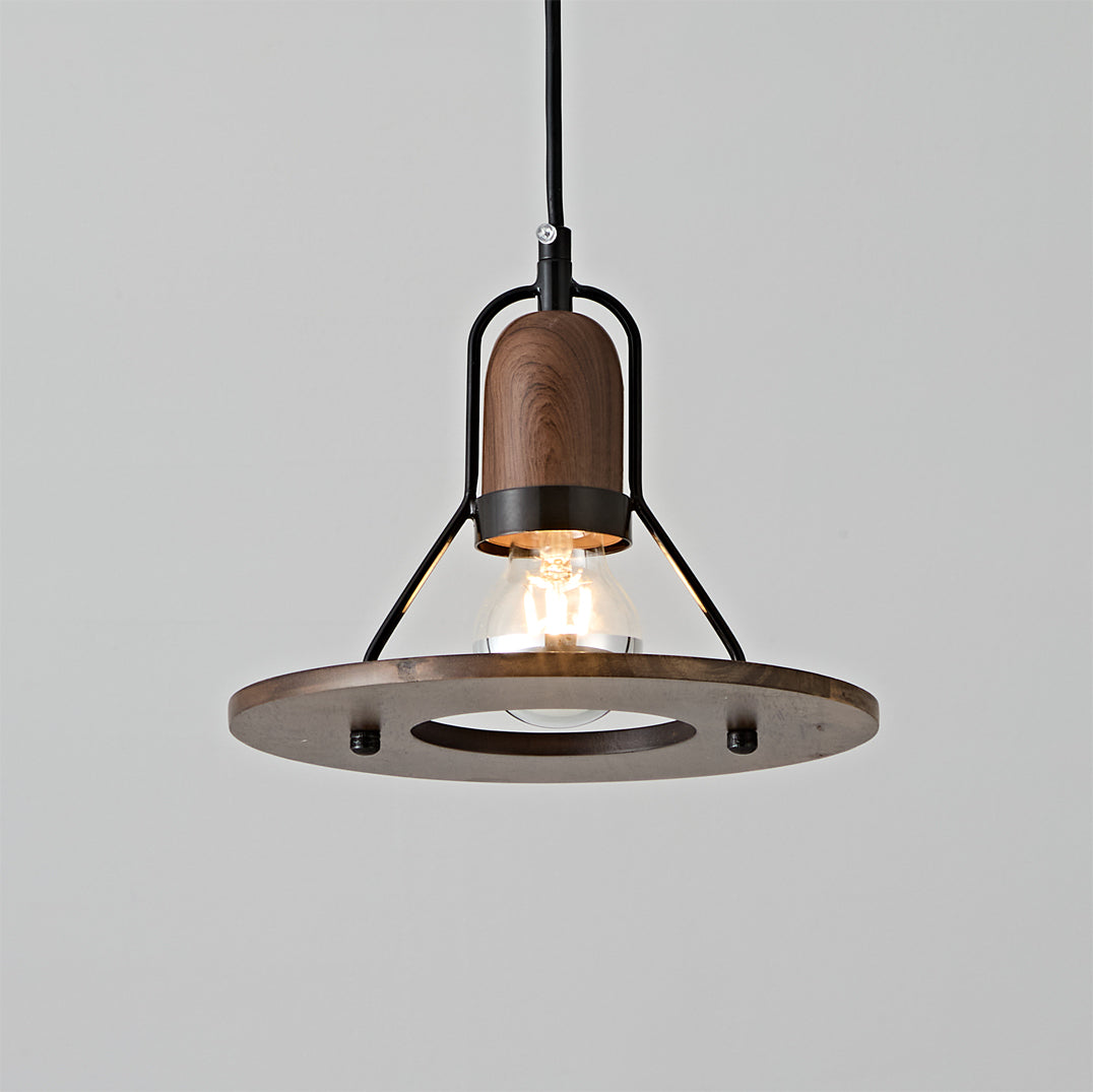 Angled view of the Lioren Pendant Lamp showcasing its geometric shape.