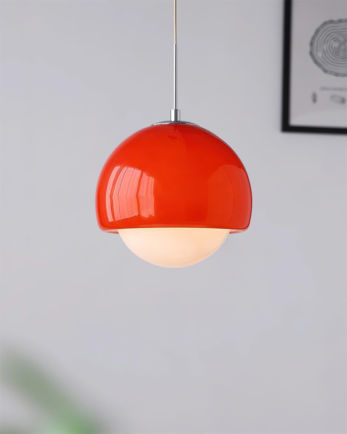 Lipko Pendant Light Glass Globe Retro Modern Colorful-Neutral Decor