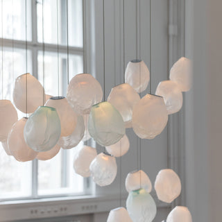 Liquid Glass Stone Pendant Light-Neutral Decor