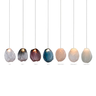 Liquid Glass Stone Pendant Light-Neutral Decor
