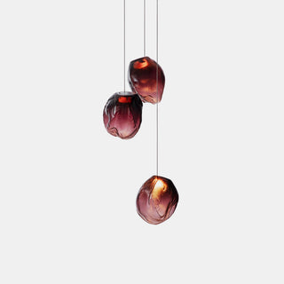Liquid Glass Stone Pendant Light-Neutral Decor