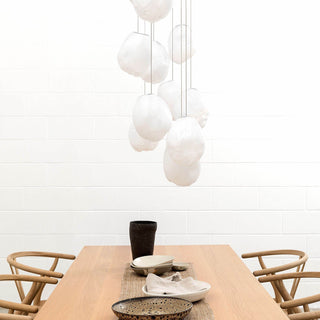 Liquid Glass Stone Pendant Light-Neutral Decor