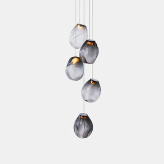 Liquid Glass Stone Pendant Light-Neutral Decor