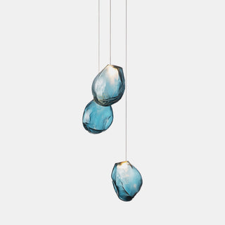 Liquid Glass Stone Pendant Light-Neutral Decor