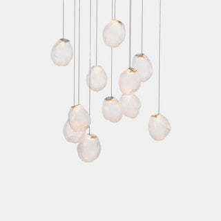 Liquid Glass Stone Pendant Light-Neutral Decor