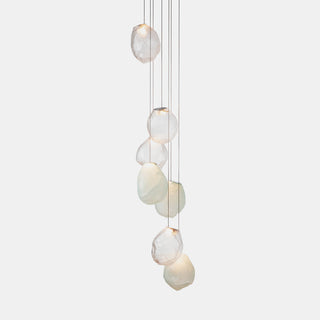 Liquid Glass Stone Pendant Light-Neutral Decor