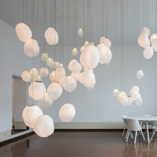 Liquid Glass Stone Pendant Light-Neutral Decor