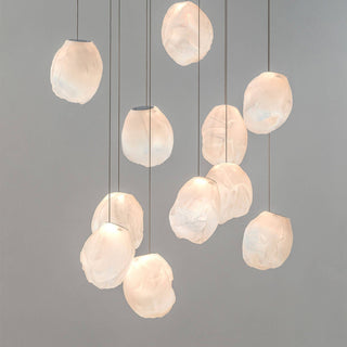 Liquid Glass Stone Pendant Light-Neutral Decor