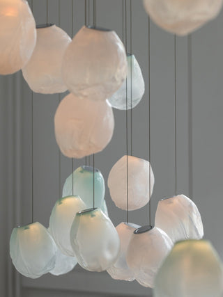 Liquid Glass Stone Pendant Light-Neutral Decor