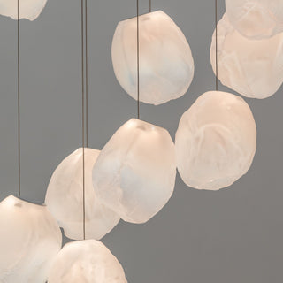 Liquid Glass Stone Pendant Light-Neutral Decor