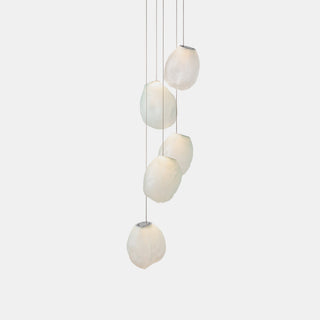 Liquid Glass Stone Pendant Light-Neutral Decor