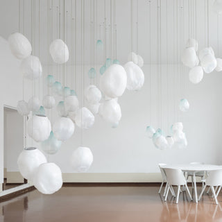 Liquid Glass Stone Pendant Light-Neutral Decor